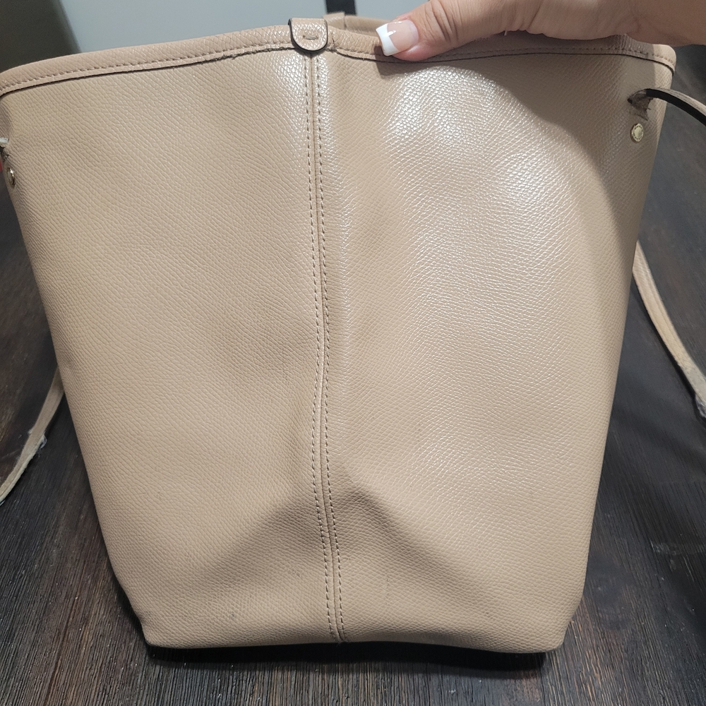Coach‎ Tan Leather Tote Bag - Picture 6 of 14